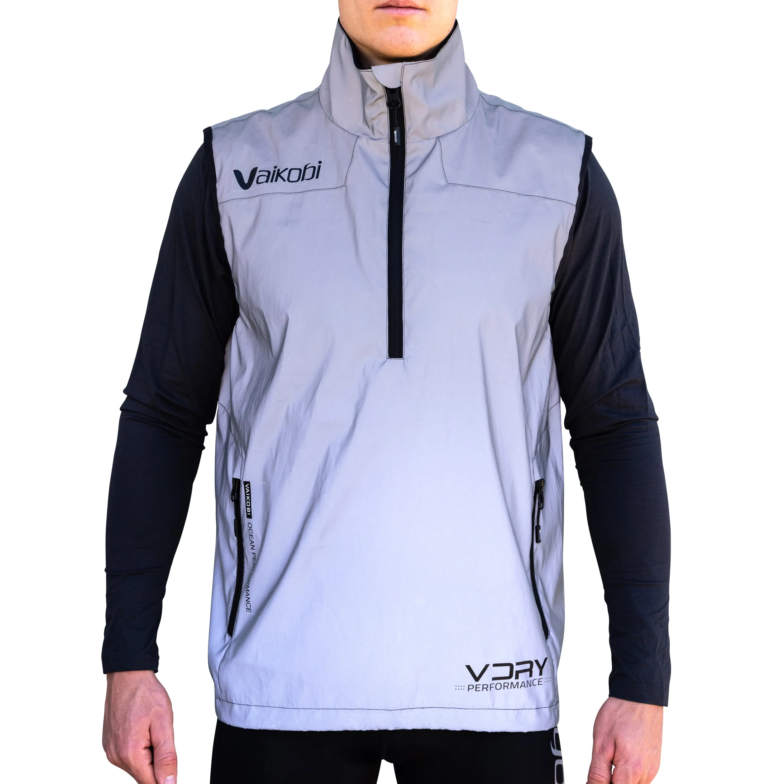 VDRY Lightweight Vest - Reflective Silver