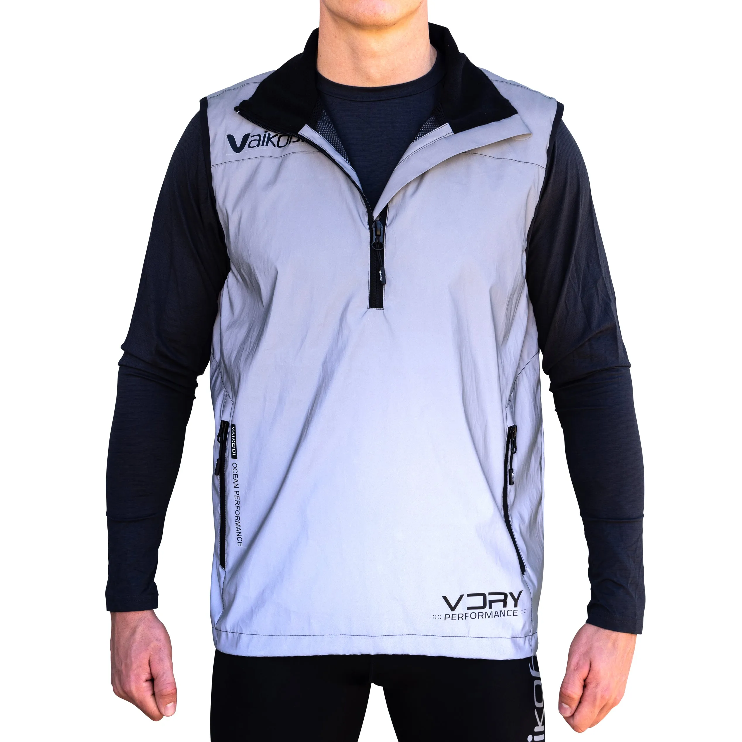 VDRY Lightweight Vest - Reflective Silver