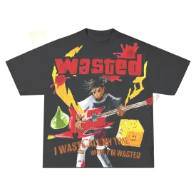 WASTED TEE GBGR - BLACK