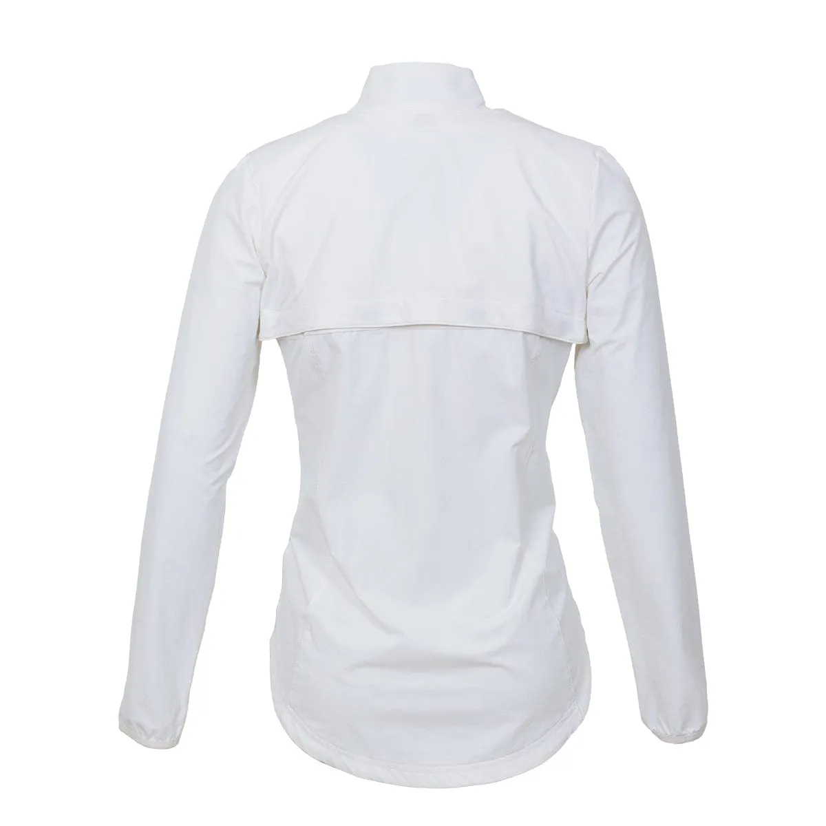 Wind Jacket with Removable Sleeves White