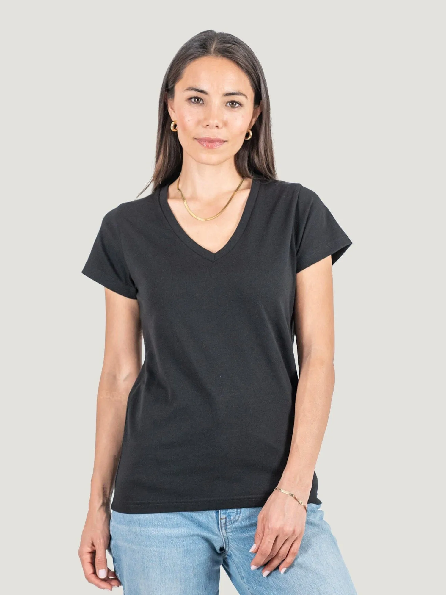 Women's Black V-Neck (1st Gen.)