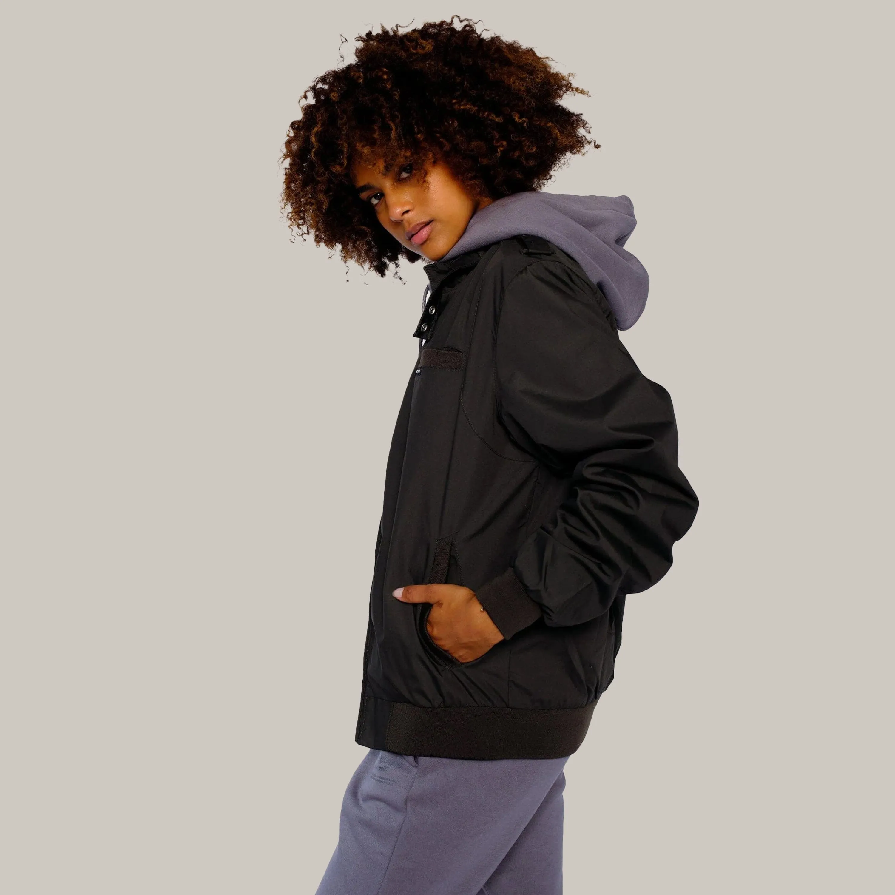 Women's Classic Iconic Racer Oversized Jacket