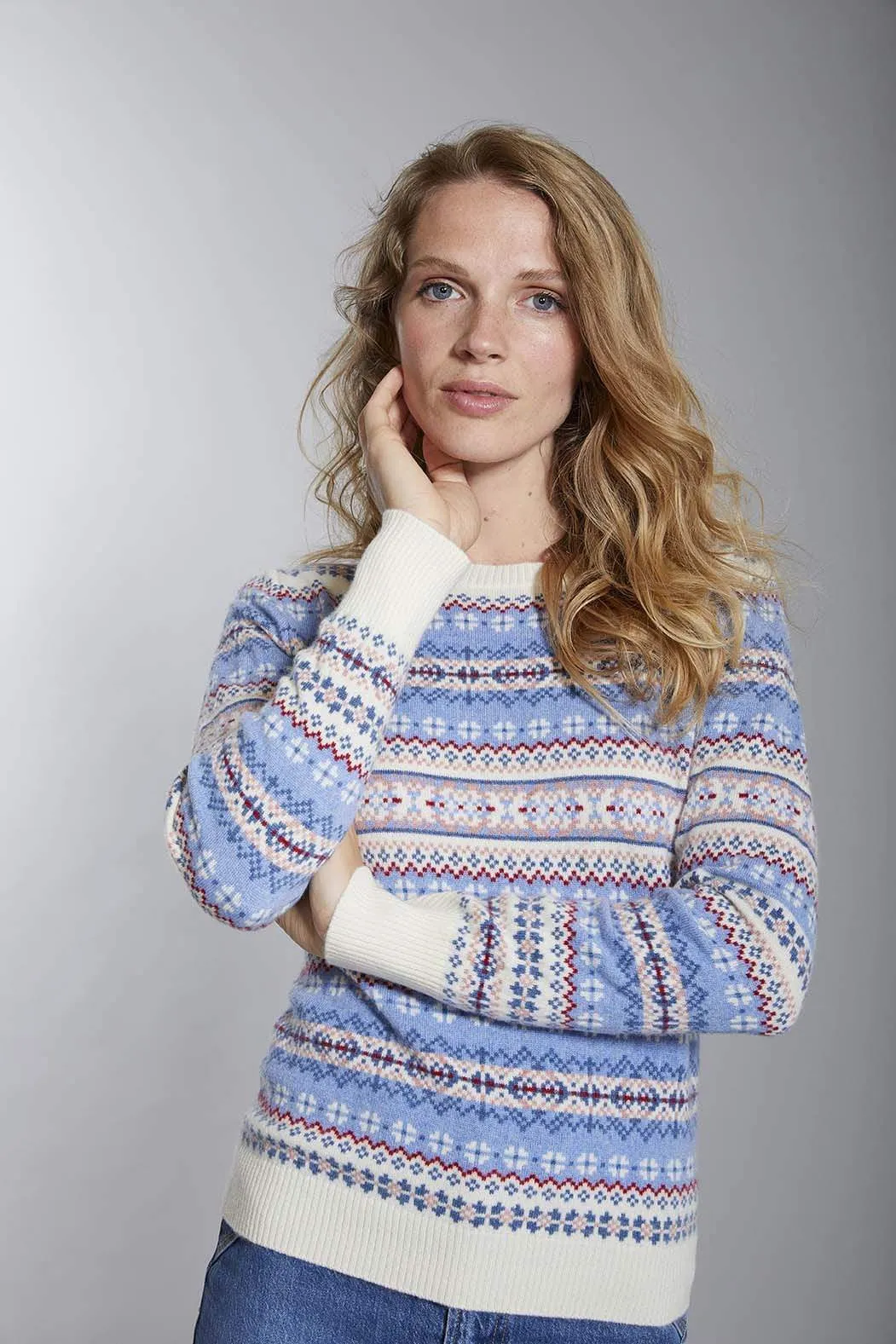 Women's Fair Isle Cashmere Sweater