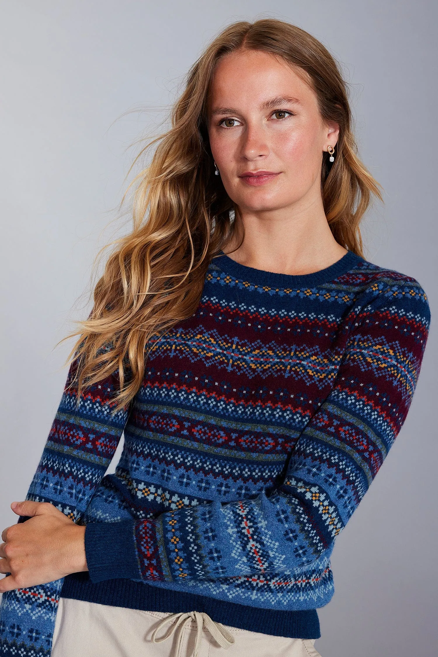 Women's Fair Isle Cashmere Sweater