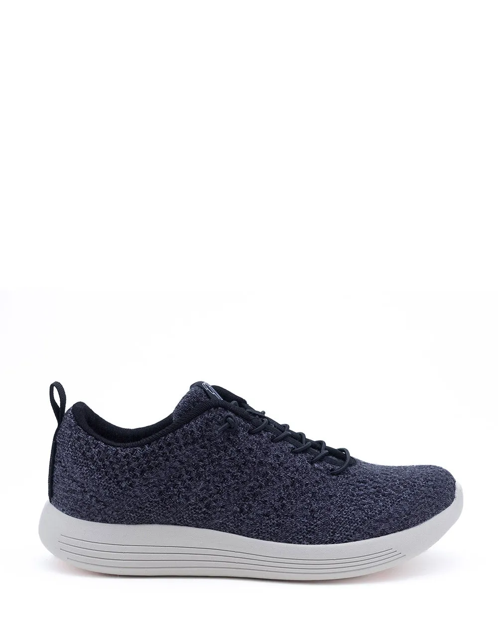 WooLLooMooLoo Belmont Mens Black Merino Casual Sneaker